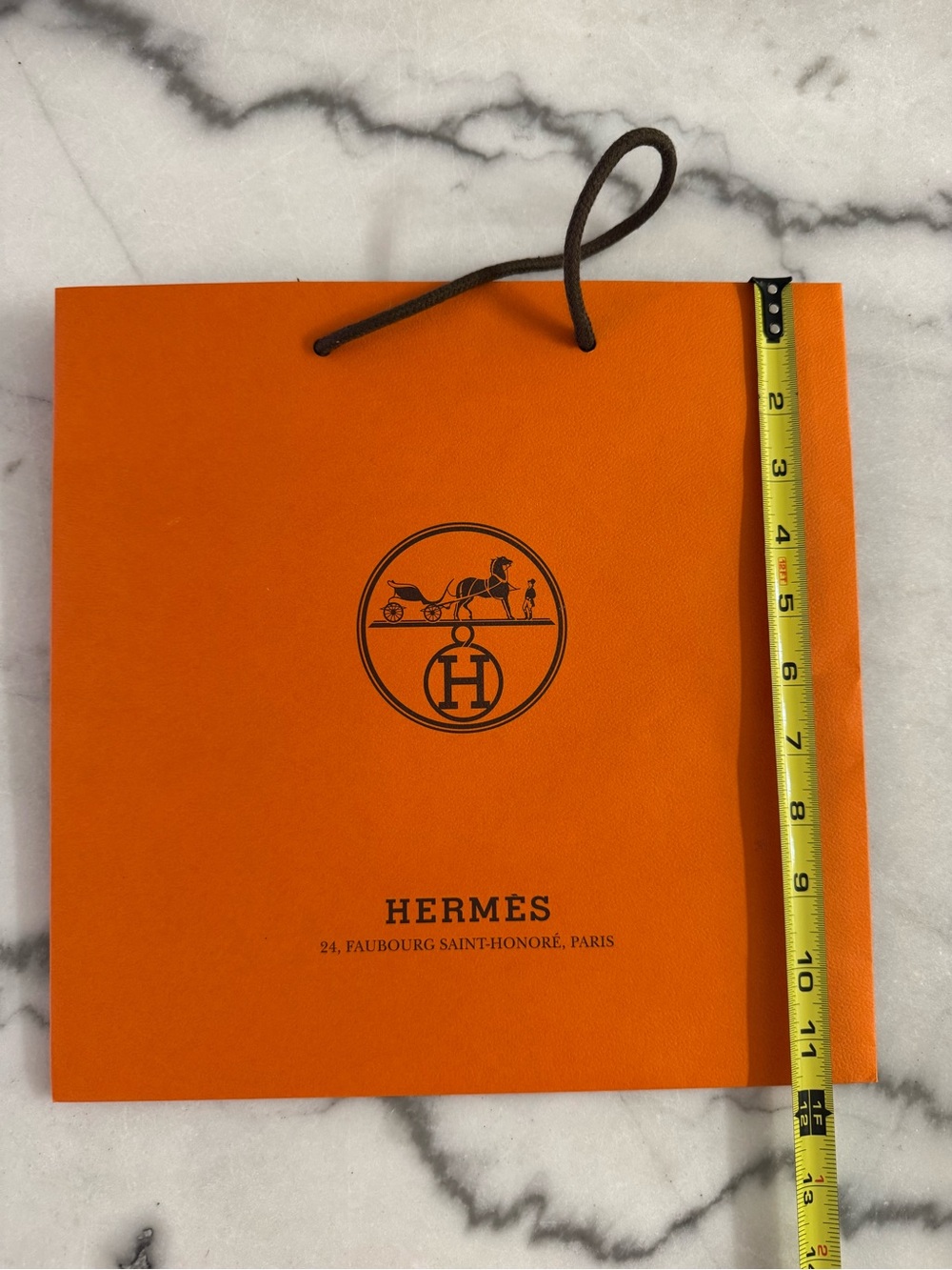 Hermes shopping bag 11.75 x 11.75